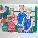 The Next Step S2 party Greetings card A6