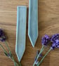 Ceramic plant markers set of two