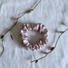 Blush Pink Satin Scrunchie - Regular