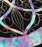 Rose Window B Pattern Art Quilt Panel - Image 6