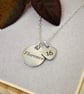 Silver 16th Birthday Name & Age Necklace - Image 3