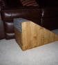 32cms H. x 65cm L. Doggy Ramp Natural Wood Sides with New Luxury Two Tone Grey C - Image 7