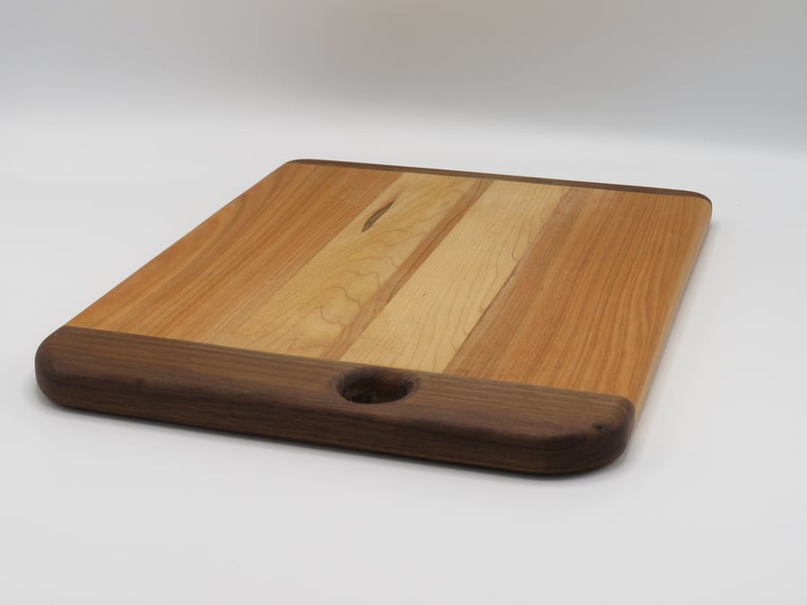 Contrasting Coloured Hardwood Serving Board: SKU-LSB3