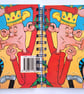 The Bash Street Kids Beano Comic Junk Journal, Handmade Blank Square Notebook - Image 2