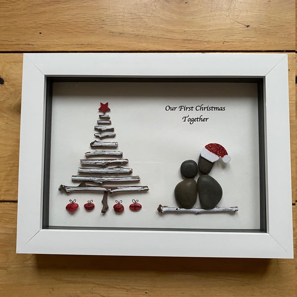 First Christmas Together Decoration, Christmas Wall Decorations, Christmas Pebbl