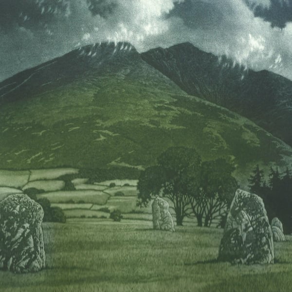 Blencathra from Castlerigg Stone Circle