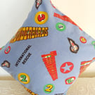 Vintage fabric cushion cover