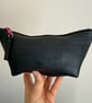 Lined Inner Tube Bag - Dark Pink Zip & Maroon Cyclist Lining - Image 2