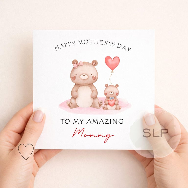 Personalised Mummy Mother's Day Card from Kids To Our Amazing Mum Card Cute