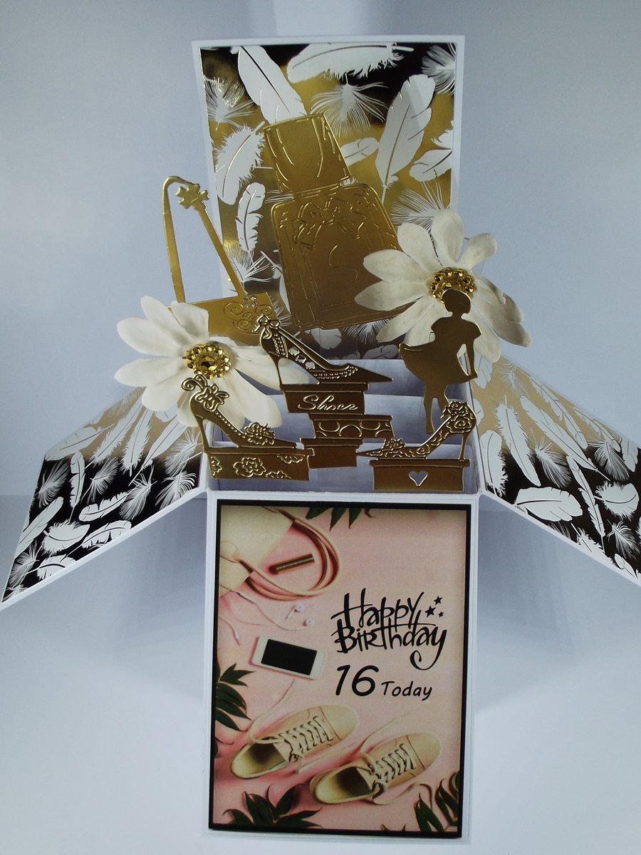 Girls 16th Birthday Card