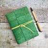 A6 Bright Green Cork Journal 