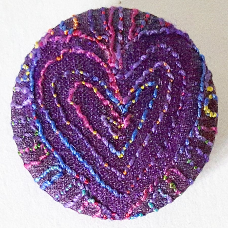 Stitched Silk Badge One Inch