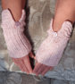 KNITTING PATTERN PDF Feather and Fan Wristers - Image 2