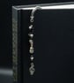 Beaded floral glass bookmark, Christmas gift, Book lovers gift - Image 5