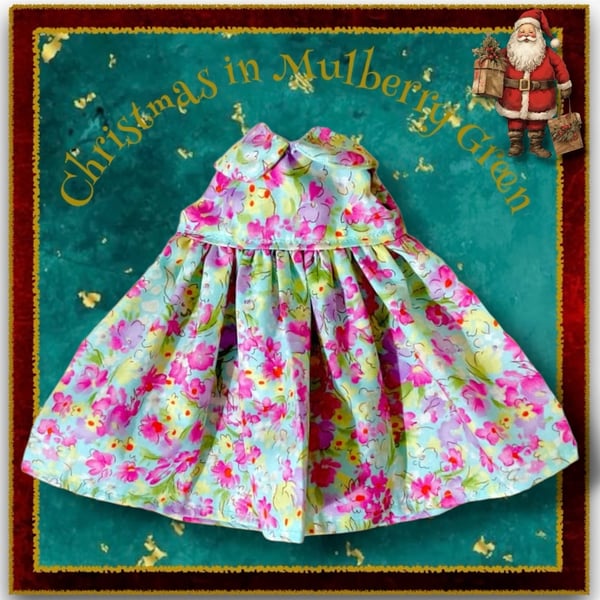 Turquoise Floral Dress