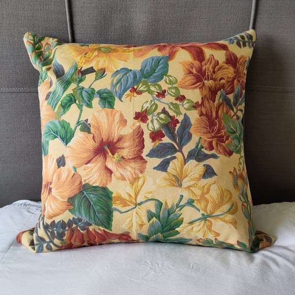 Vintage Floral Cushion Cover
