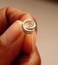 Silver Whirl Ear Stud - Image 3