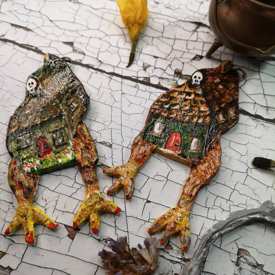 Baba Yaga House Hanging. 