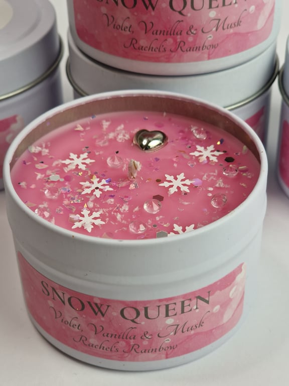 Snow Queen - Violet, Vanilla & Musk Scented Candle