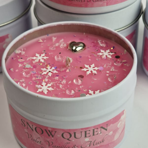 Snow Queen - Violet, Vanilla & Musk Scented Candle