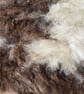 Art felt wall hanging Heart shaped Jacob fleece  natural and tactile - Image 9