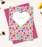 Rainbow Valentine's Pride Card – Only You Hearts with Colourful Envelope - Image 3
