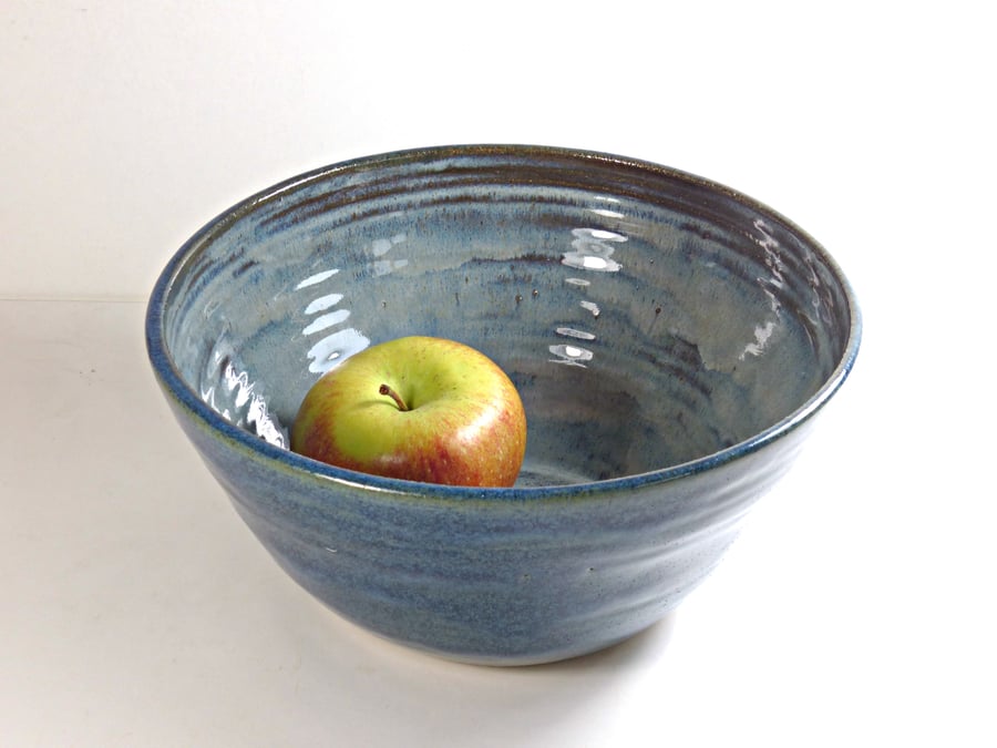 SECONDS Serving Dish - Mixing Fruit Bowl - Large Stoneware Big Pottery Ceramics