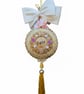 Personalised Wedding Bauble. Hand-Made Newlywed Keepsake Gift