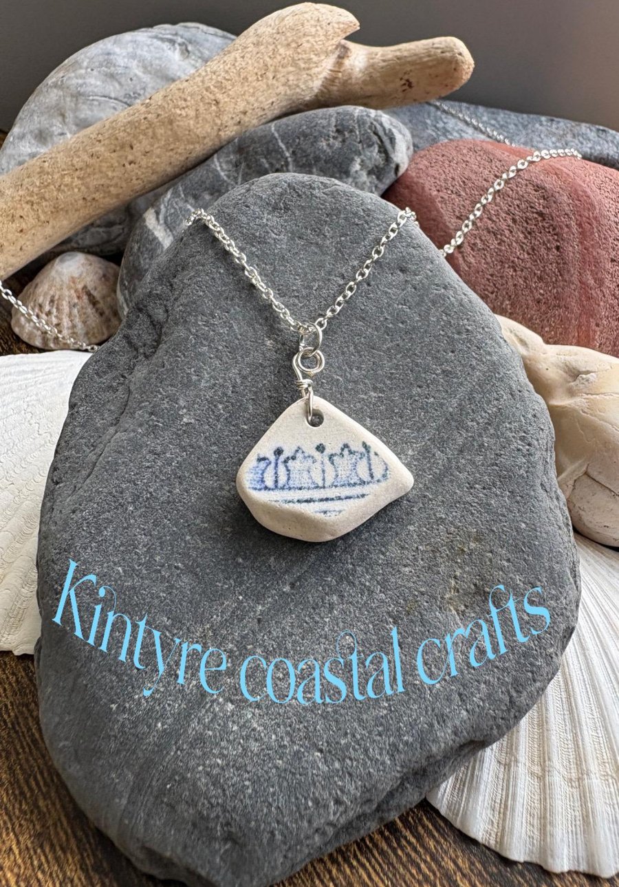 Sea pottery necklace 