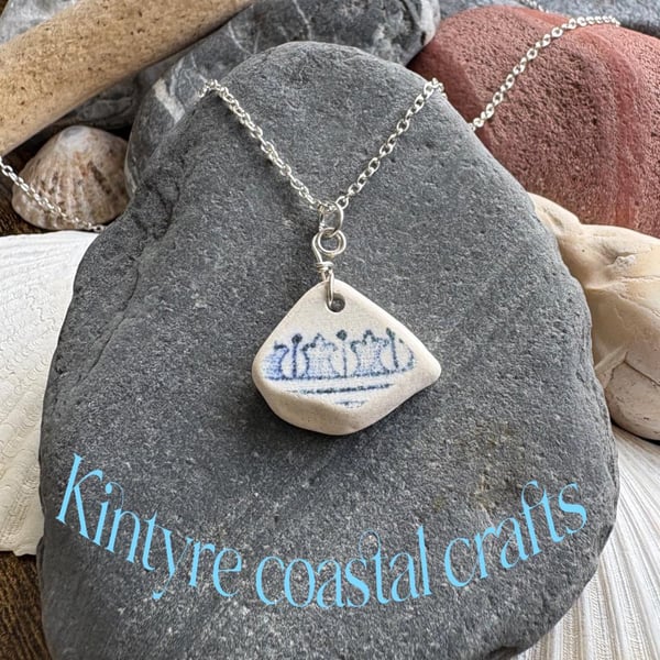 Sea pottery necklace 