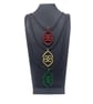 Asase Ye Duru pendant, ghanaian adinkra symbol necklace, african jewellery, 