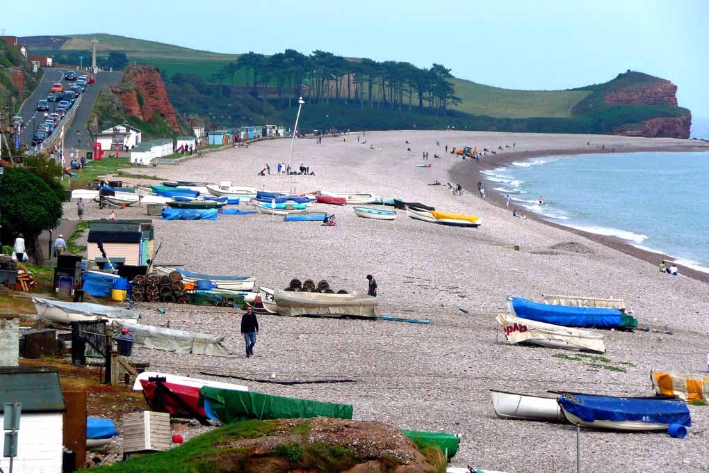 Budleigh Salterton Beach South Devon Photograph Print