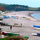 Budleigh Salterton Beach South Devon Photograph Print