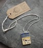 Handmade Ceramic pointer dog pendant - Image 2