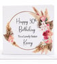 Floral Personalised Birthday Card for Her Happy Birthday Auntie Cousin Grandma - Image 2