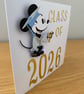 Handmade Disney Inspired Graduation Woobler Card - Image 2