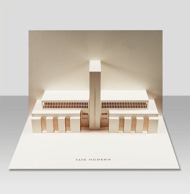 Tate Modern pop-up 3D card