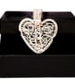 Heart shaped wire wrapped pendant - Image 4