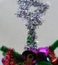 Silver Decorated Christmas Tree. - Image 7