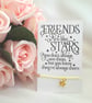 Friend Wish Bracelet, Friend Cord Bracelet, Friend Gift, Friends are like stars  - Image 2