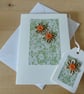 A6 'Flower' Card & Gift Tag