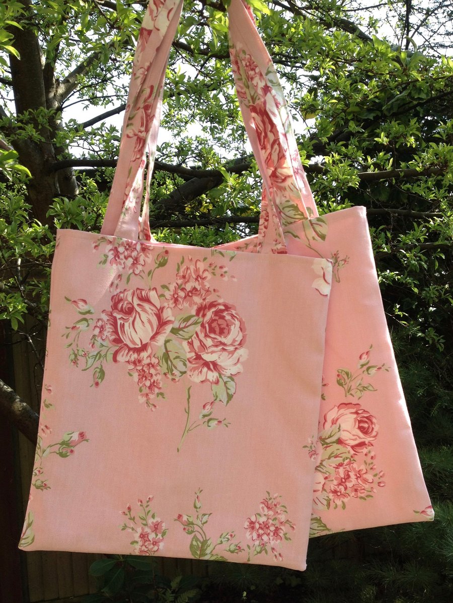 Rose Print Tote Bag PB8