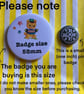 Collage pin badge - another bigger button - Image 2