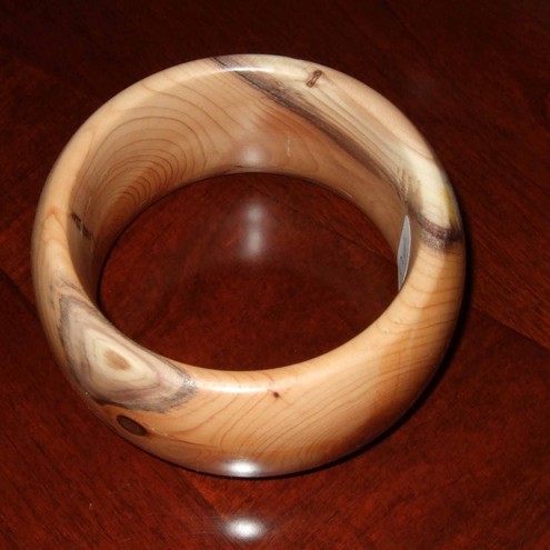 English yew cherry oak bangles