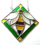 Bee Framed Stained Glass Suncatcher Tile 004 - Image 5