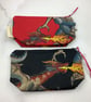Handmade dragons zip bag, Gothic makeup case, 2 options - Image 8