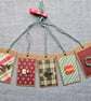 Pack of 5 Fun Festive Handmade Gift Tags  - Image 2