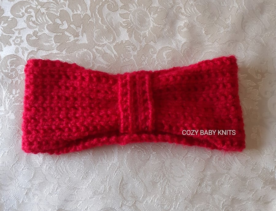 ARAN EARWARMER PERFECT FOR A CHILLY DAY