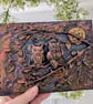 Handcrafted Altered Sketchbook (Watching the Moon) OOAK - Image 1