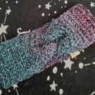 Twisted crochet headband ear warmer